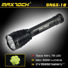 Maxtoch SN6X-18 6000 Lumen 7*Cree XML T6 Hunting Torch Light